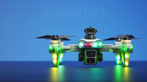 T29 Cool Lights with Screen Controller Brushless Optical Flow Positioning 4K ESC Camera Drone