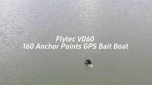 Flytec V060 Multi-fishing Ground 160 Anchor Point GPS Auto Return Intelligent RC Fishing Bait Boat