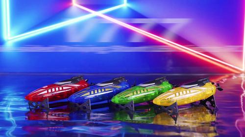 Flytec V777 LightFlipper Dazzling LED Lights Stunt Boat Kids Toy With Modular Rechargeable Battery